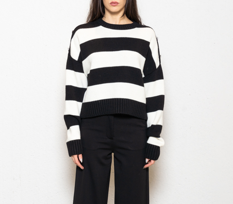 STRIPED PULLOVER 4018