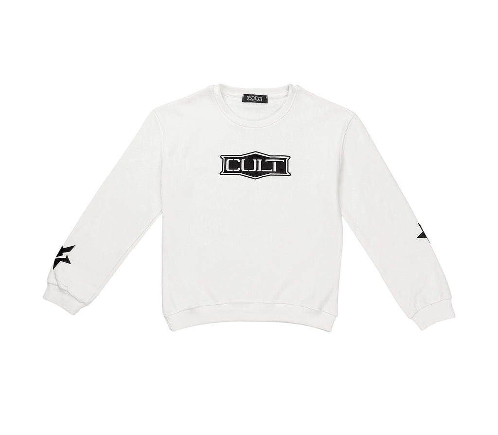 FELPA GIROCOLLO OFF WHITE