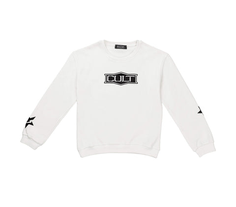 FELPA GIROCOLLO OFF WHITE