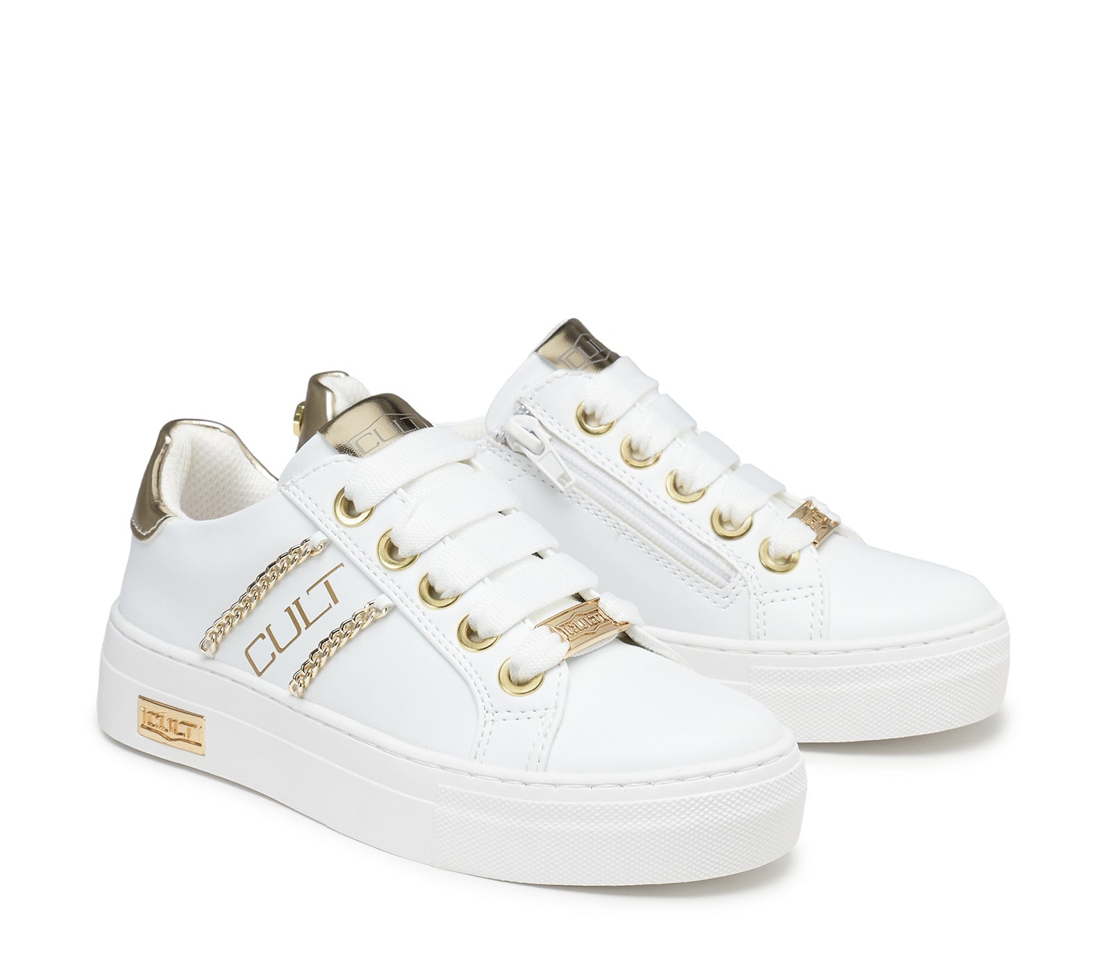 SNEAKER KRUG BIANCA/ORO