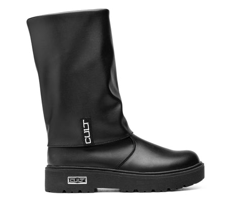 Cult POLACCO ECOPELLE BAMBINA - MILA NERO CLJT735T468