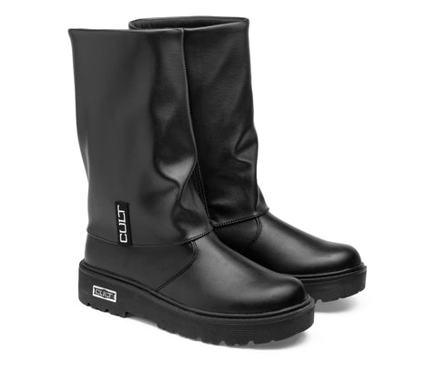 Cult POLACCO ECOPELLE BAMBINA - MILA NERO CLJT735T468