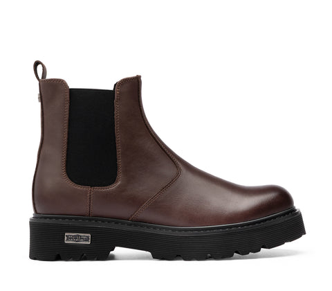 Cult MEN'S LEATHER SHOES - SLASH DARK BROWN CLM319302