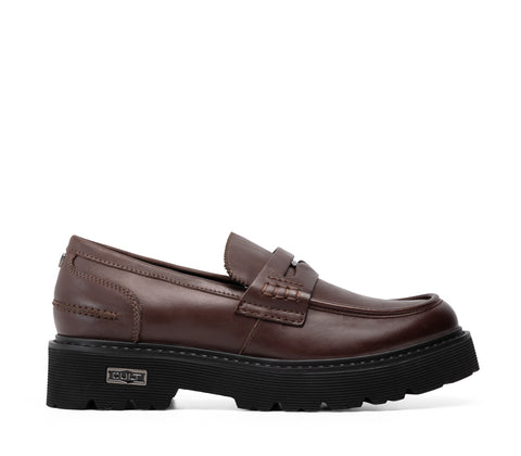 Cult MEN'S LEATHER SHOES - SLASH DARK BROWN CLM363504