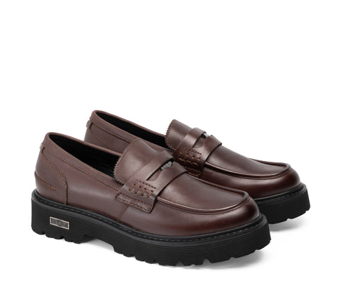 Cult MEN'S LEATHER SHOES - SLASH DARK BROWN CLM363504