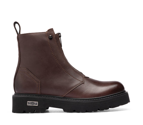 Cult MEN'S LEATHER SHOES - SLASH DARK BROWN CLM431301