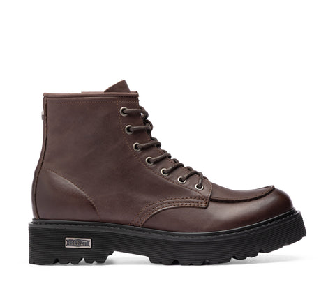 Cult MEN'S LEATHER SHOES - SLASH DARK BROWN CLM431603