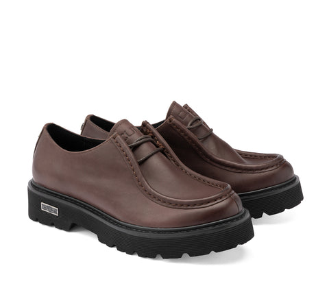 Cult MEN'S LEATHER SHOES - SLASH DARK BROWN CLM454602