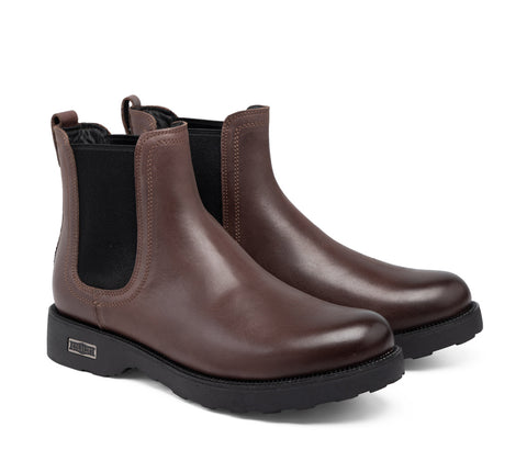 Cult MEN'S LEATHER SHOES - ZEPPELIN DARK BROWN CLM484101