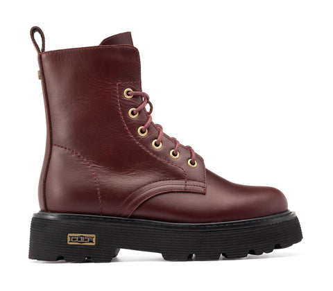 Cult WOMEN'S ANKLE BOOTS - SLASH BURGUNDY CLW303708