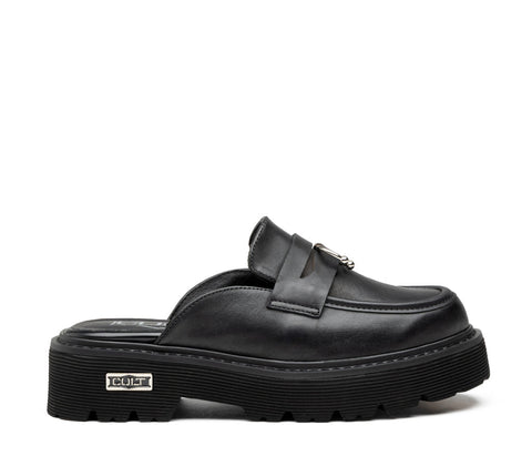 Cult Women's Loafers and Clogs - SLASH Black CLW421401