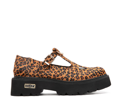 Cult OXFORD AND WOMEN'S SLASH ANIMAL-PRINT LOAFERS CLW421601