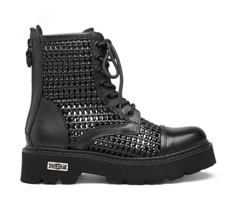Cult Women's SLASH Black Amphibious Boots CLW421800