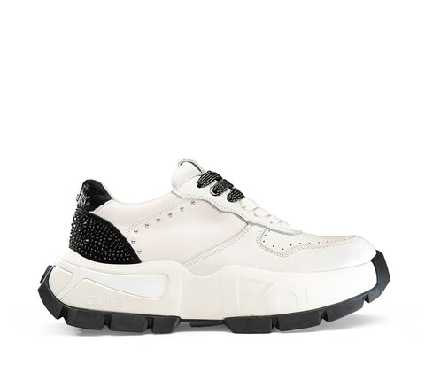 TAYLOR 4606 LOW W LEAT/SUEDE OFF WH