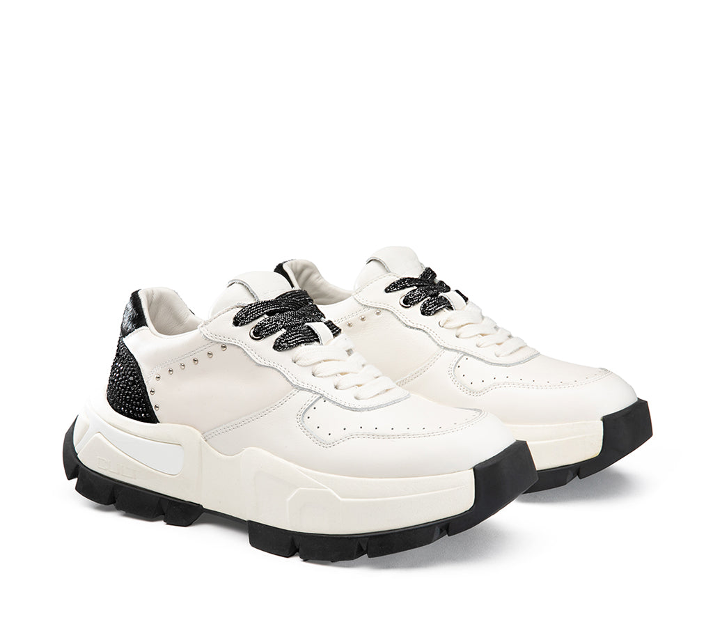 TAYLOR 4606 LOW W LEAT/SUEDE OFF WH