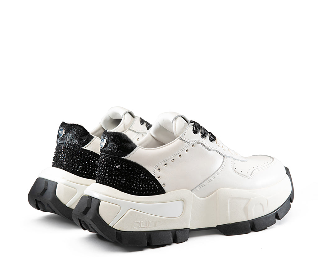 TAYLOR 4606 LOW W LEAT/SUEDE OFF WH