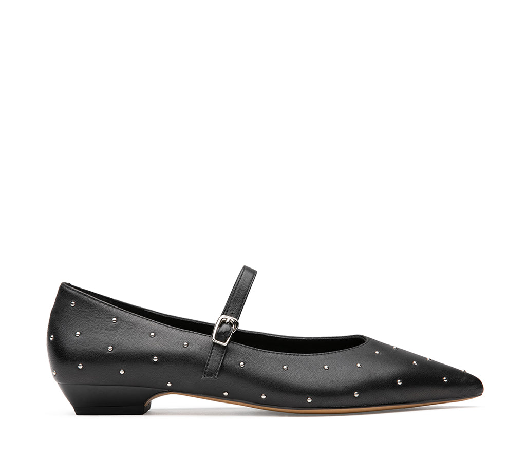 POP 4612 LOW W VEG.LEATHER BLACK