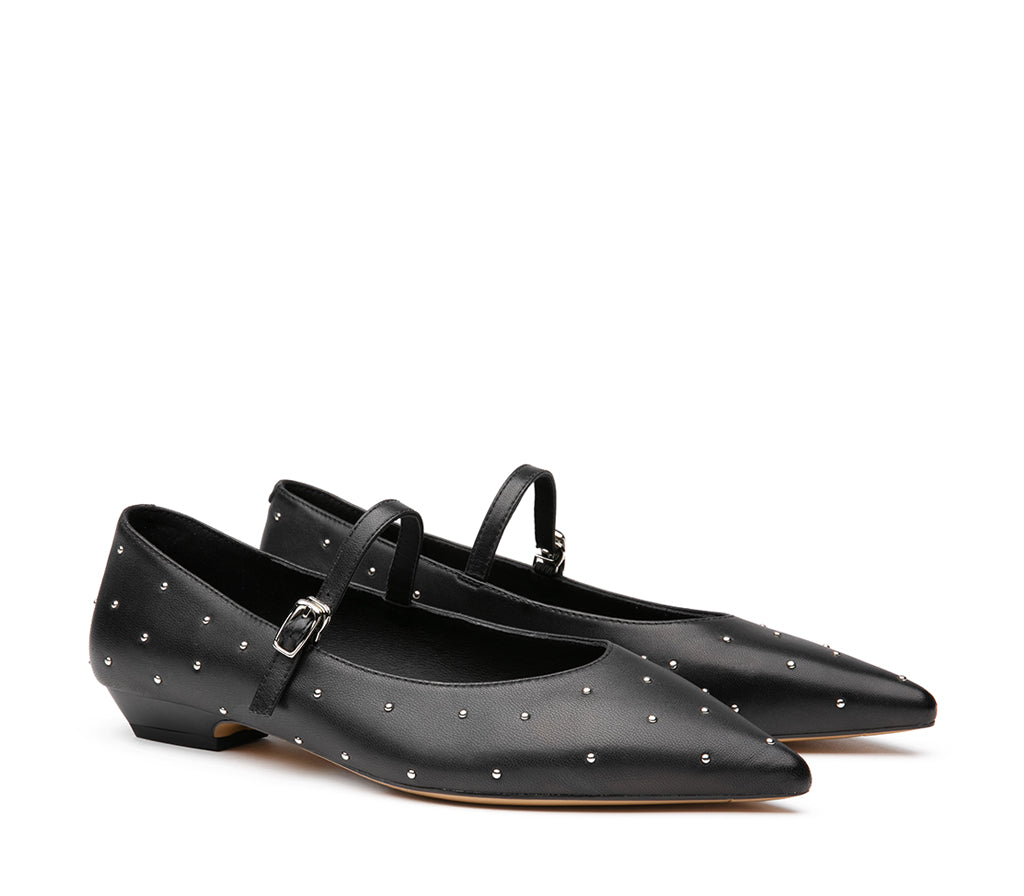 POP 4612 LOW W VEG.LEATHER BLACK