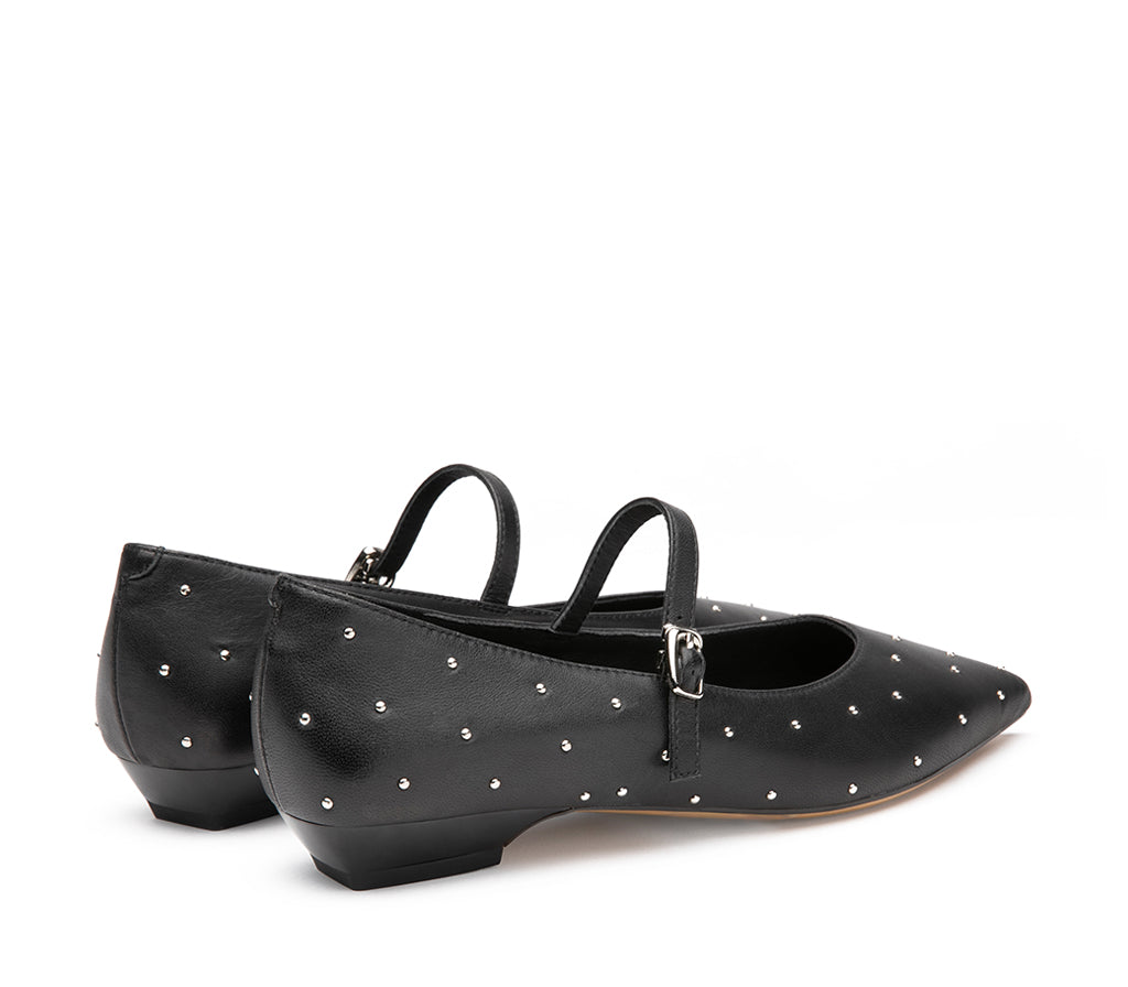 POP 4612 LOW W VEG.LEATHER BLACK
