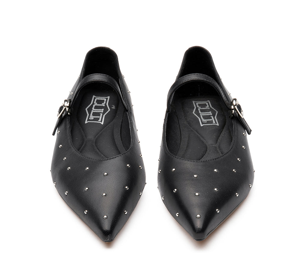 POP 4612 LOW W VEG.LEATHER BLACK