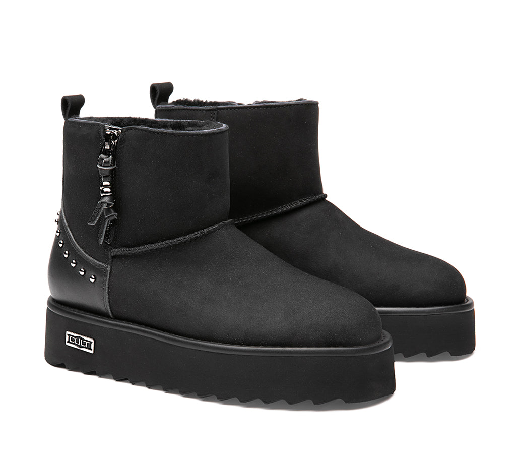 IDOL 4629 MID W NUBUCK/LEAT. BLACK