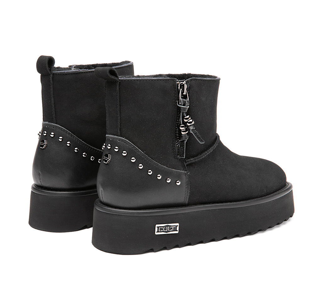 IDOL 4629 MID W NUBUCK/LEAT. BLACK