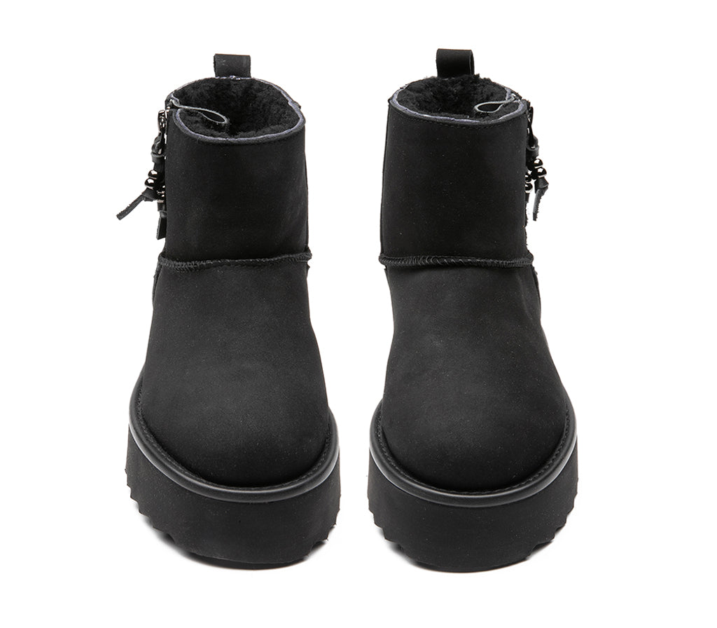 IDOL 4629 MID W NUBUCK/LEAT. BLACK