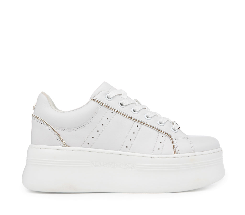 PEARL 4634 LOW W LEATHER WHITE