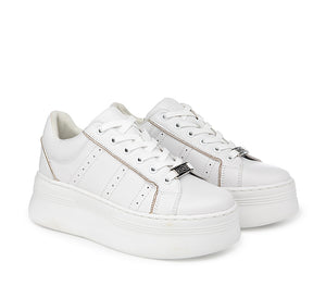 PEARL 4634 LOW W LEATHER WHITE