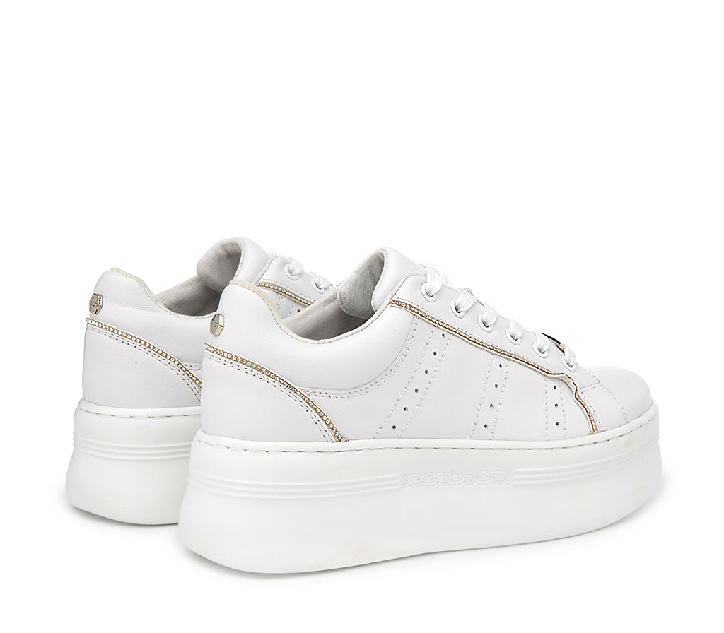 PEARL 4634 LOW W LEATHER WHITE
