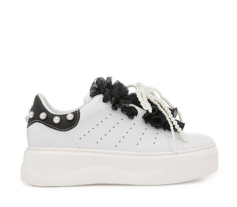 PERRY 4636 LOW W LEATHER WHITE/ROUC