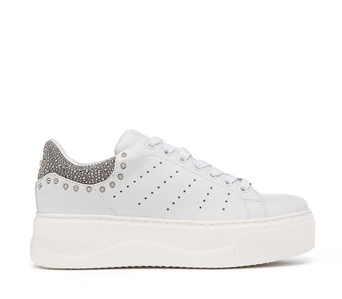 PERRY 4637 LOW W LEAT/STRASS WHITE/