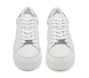 PERRY 4637 LOW W LEAT/STRASS WHITE/