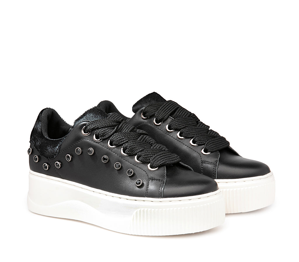 PERRY 4638 LOW W LEAT/PONY LT. BLAC