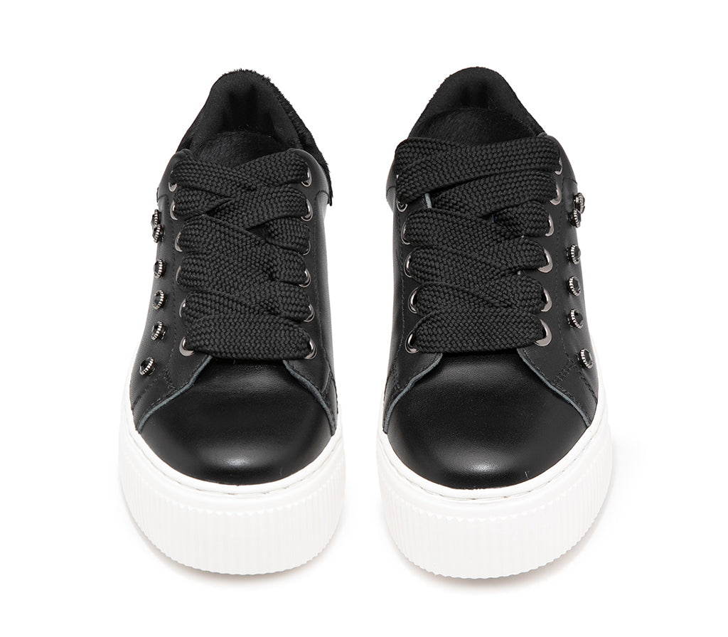 PERRY 4638 LOW W LEAT/PONY LT. BLAC