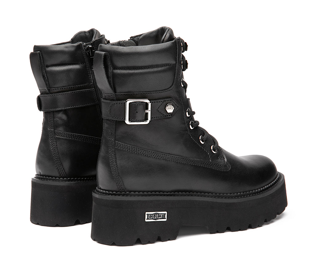 ROCKY 4641 MID W LEATHER BLACK