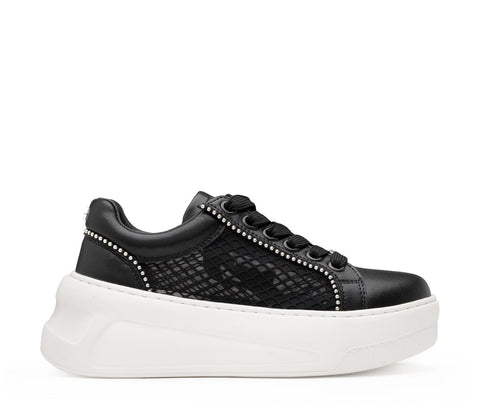 Cult Women's NIRVANA Black Sneakers CLW467501