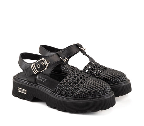 Cult Women's SLASH Black Sandals CLW468400