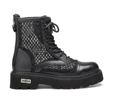 Cult Women's SLASH Black Amphibious Boots CLW469600