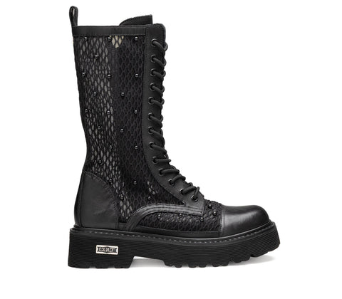 Cult Women's SLASH Black Amphibious Boots CLW469700