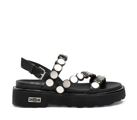 ZIGGY 4770 SANDAL W LEATHER BLACK/S