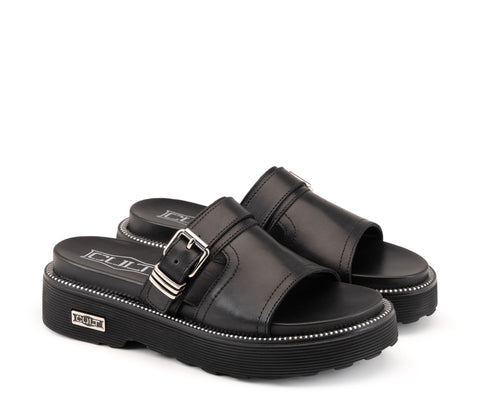 ZIGGY 4772 SANDAL W LEATHER BLACK
