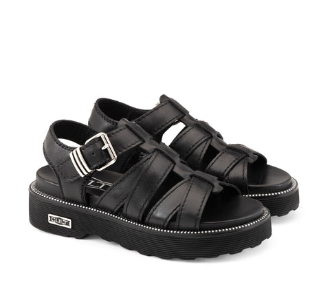 ZIGGY 4775 SANDAL W LEATHER BLACK