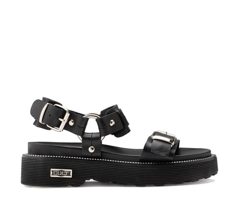 Cult WOMEN'S ZIGGY SANDALS BLACK CLW477800