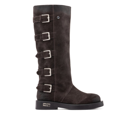 Cult Women's Suede Boot - Underground Dark Brown CLW486601
