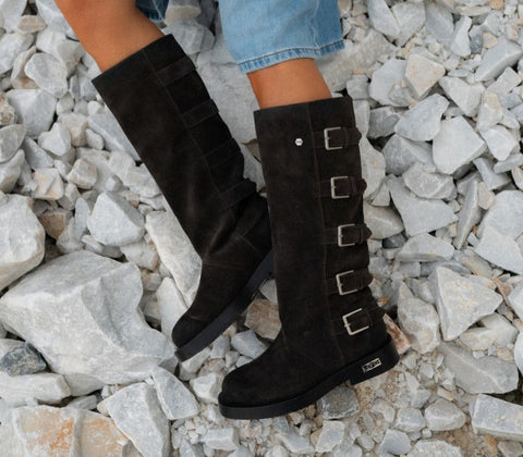 Cult Women's Suede Boot - Underground Dark Brown CLW486601