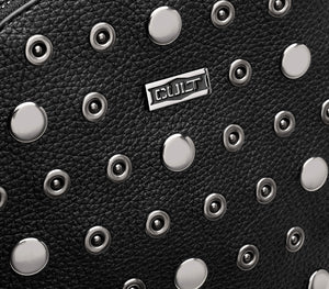 Zaino da Donna in Ecopelle Nera con Maxi Borchie 