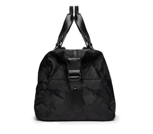 Borsa Sportiva in Nylon e Finiture Similpelle