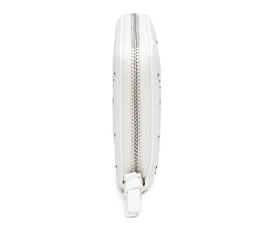 Portafoglio da Donna bianco con Mini Borchie 