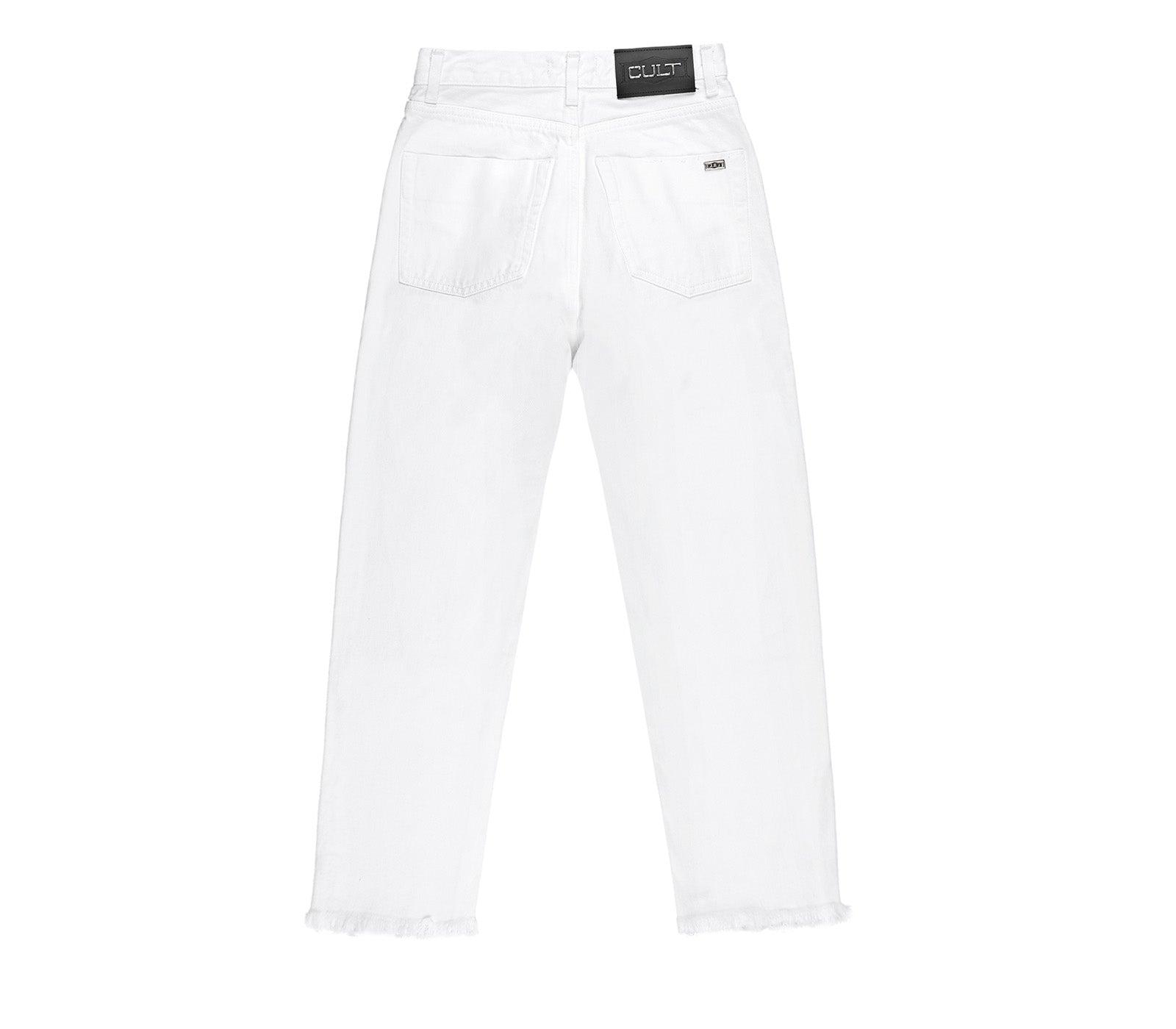 Jeans da Donna a Vita Alta Bianco